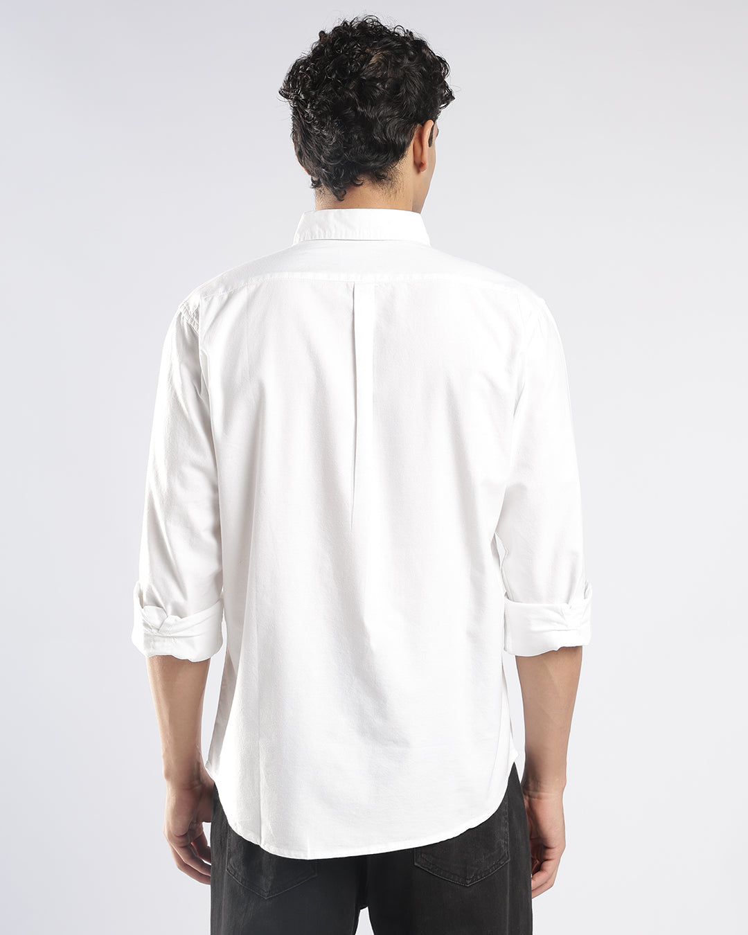 White Button Down Oxford Shirt