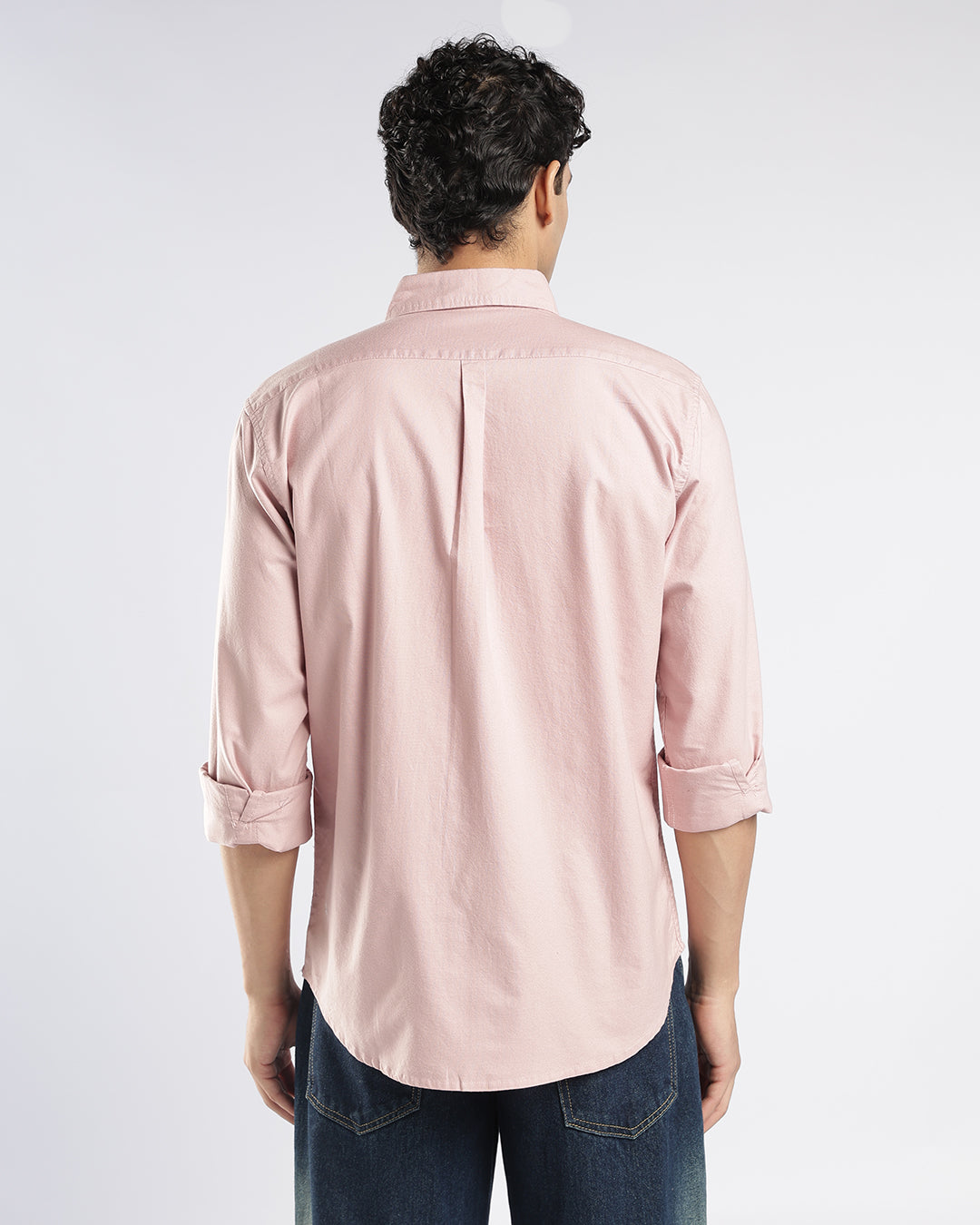 Blush Pink Button Down Oxford Shirt