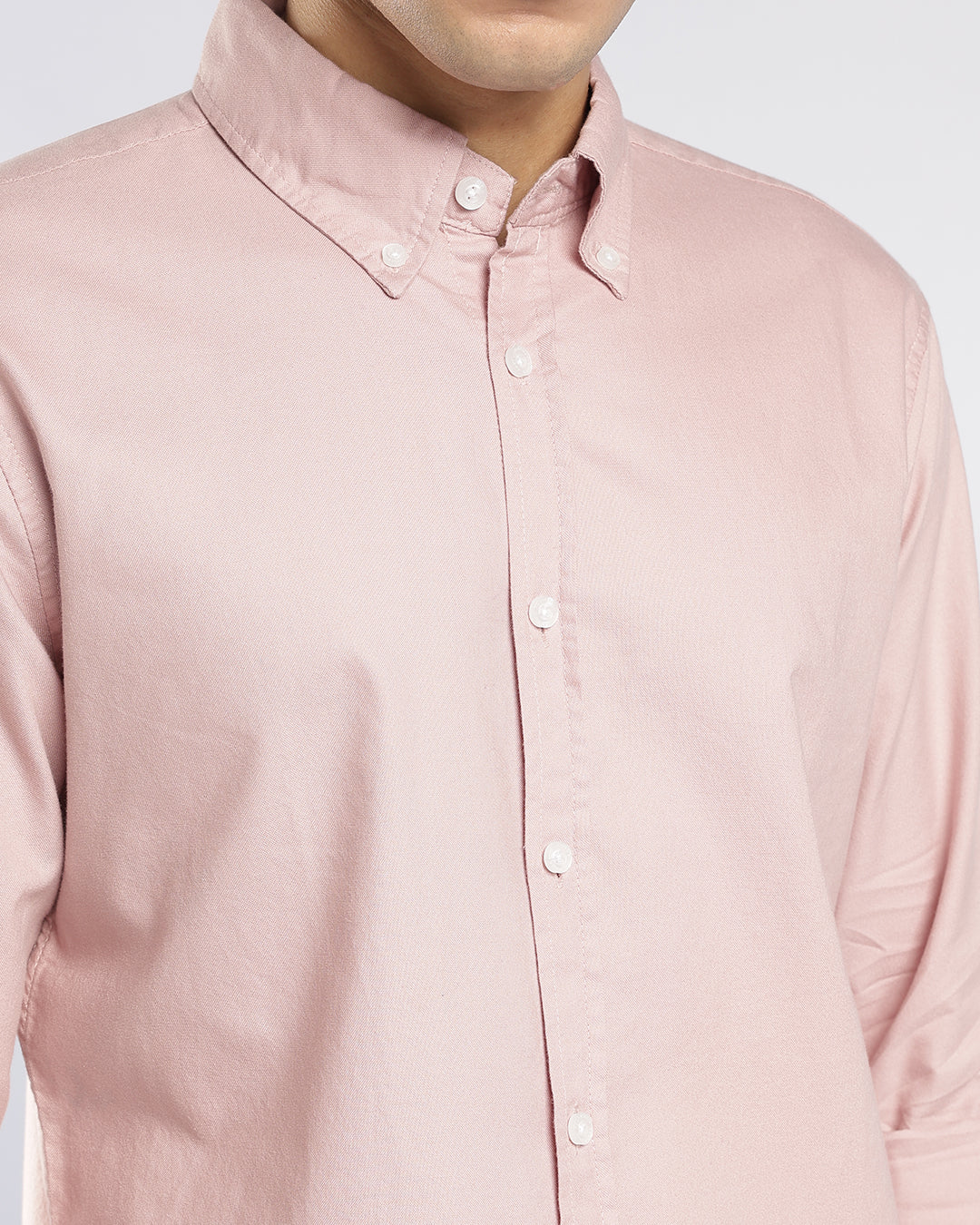 Blush Pink Button Down Oxford Shirt