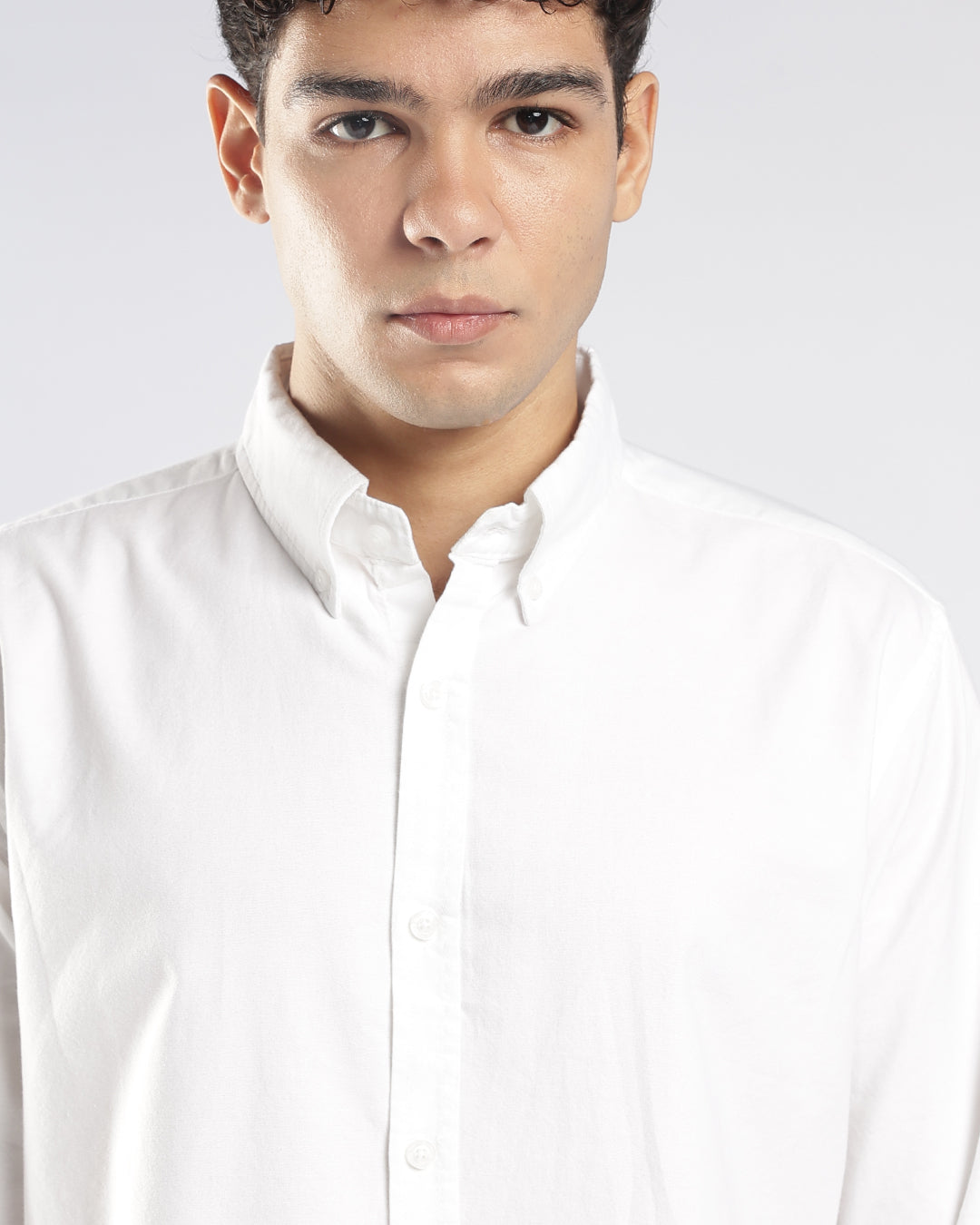 White Button Down Oxford Shirt