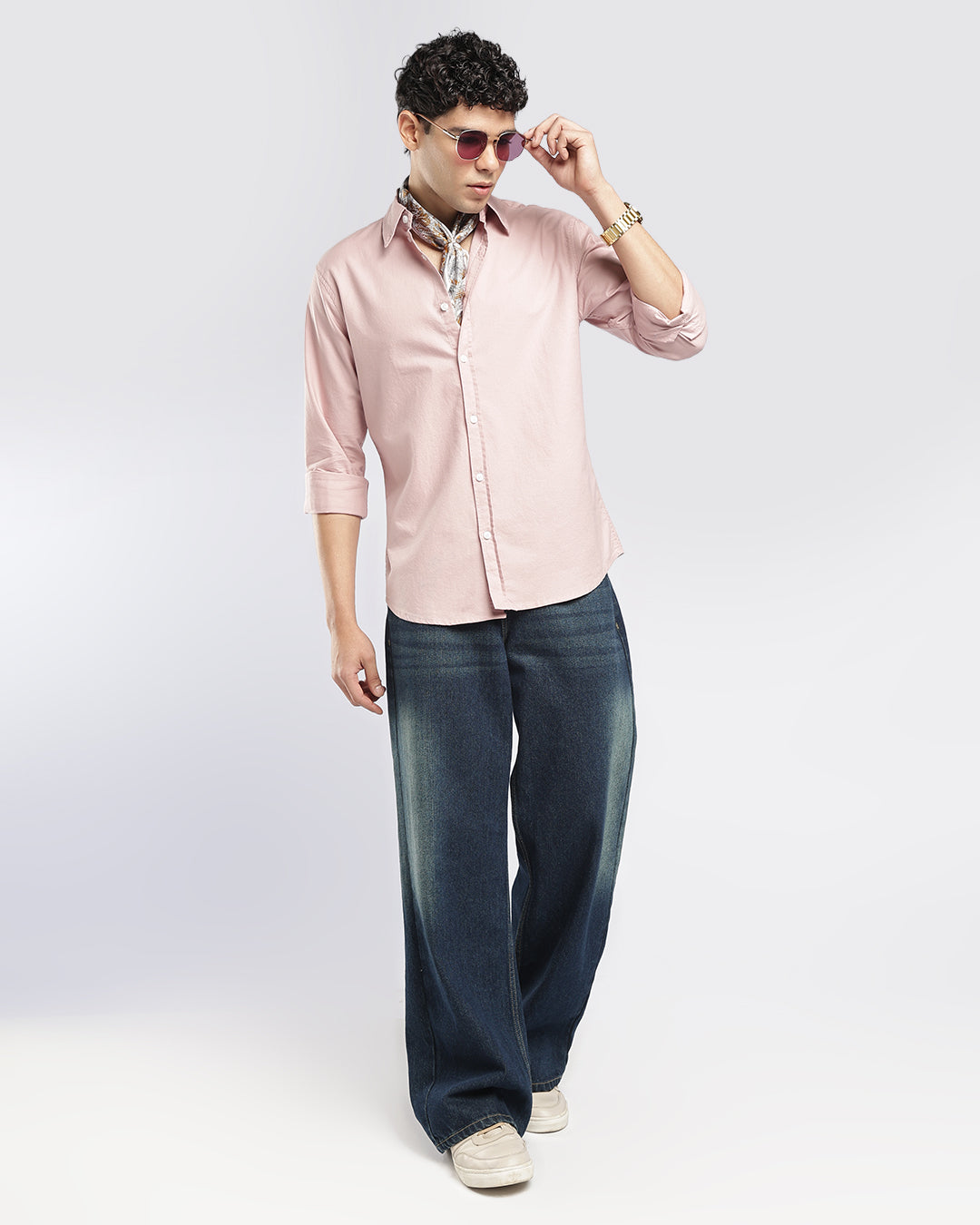 Blush Pink Button Down Oxford Shirt