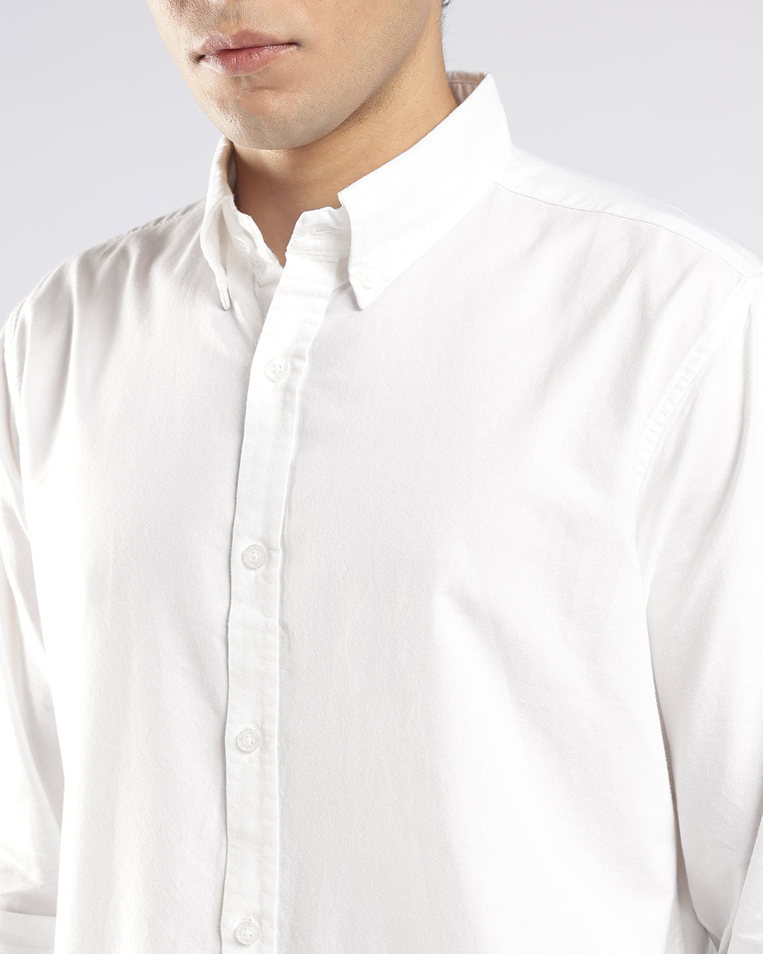 White Button Down Oxford Shirt