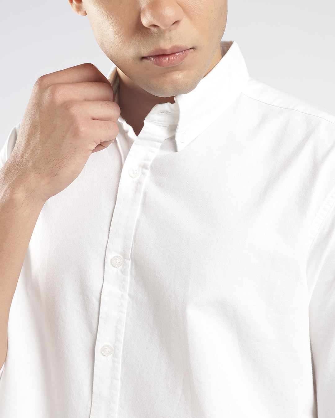 White Button Down Oxford Shirt
