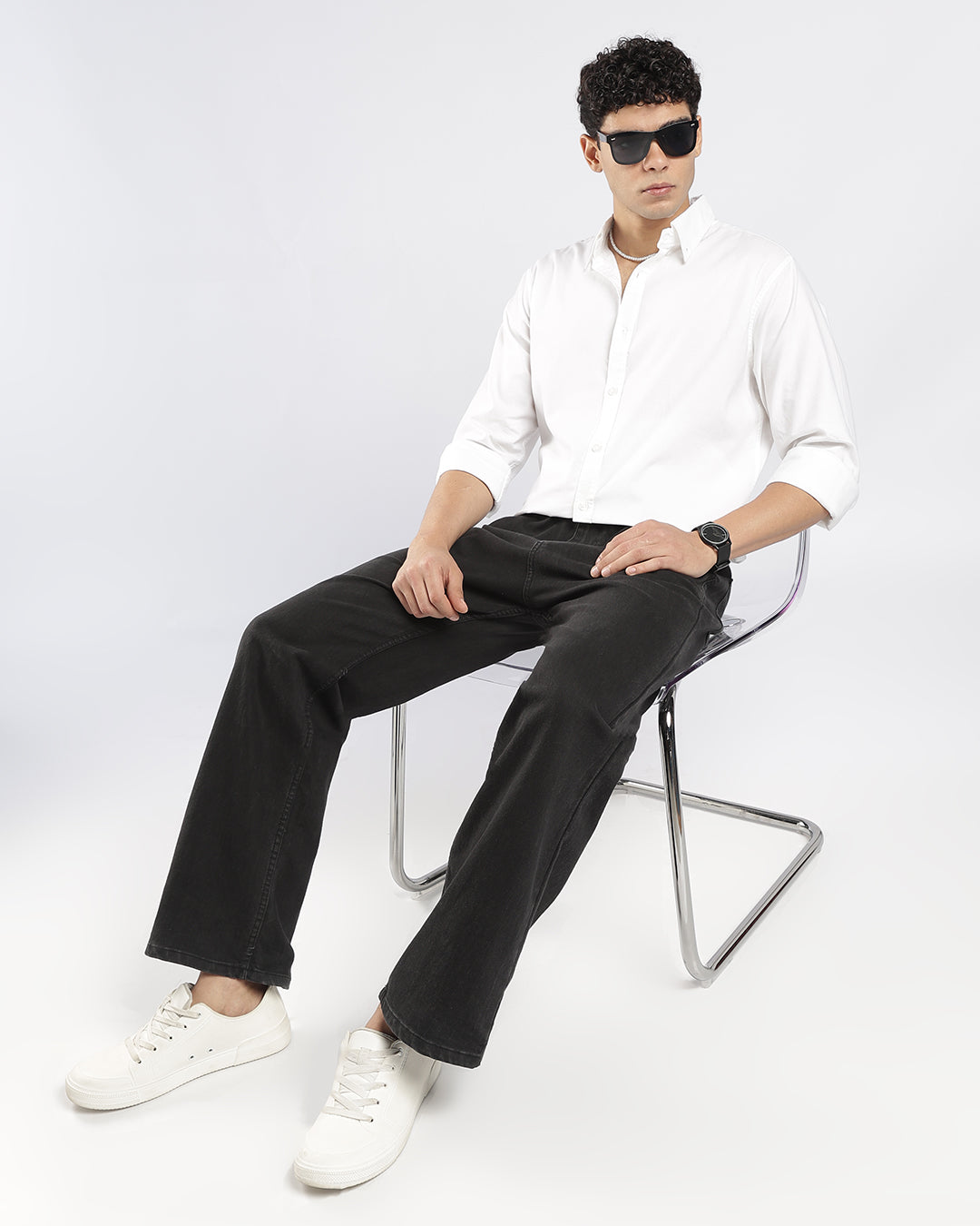 White Button Down Oxford Shirt