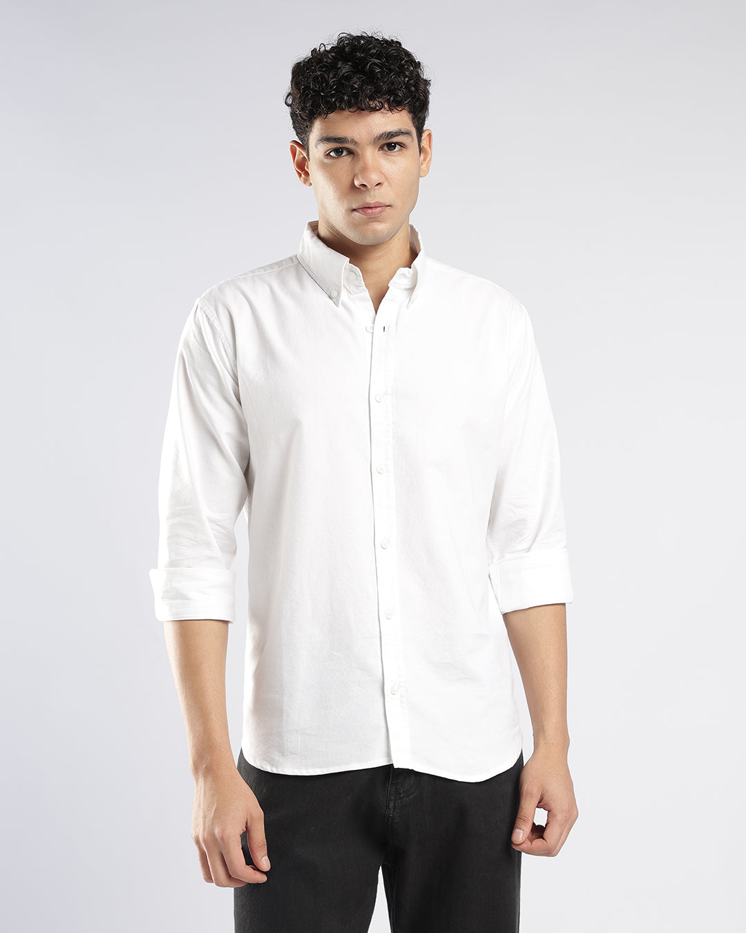 White Button Down Oxford Shirt