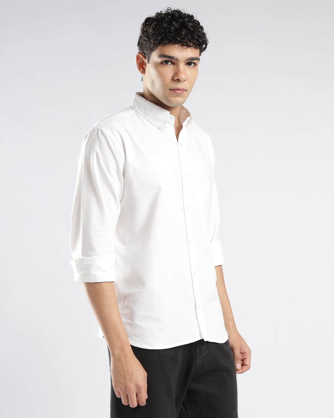 White Button Down Oxford Shirt