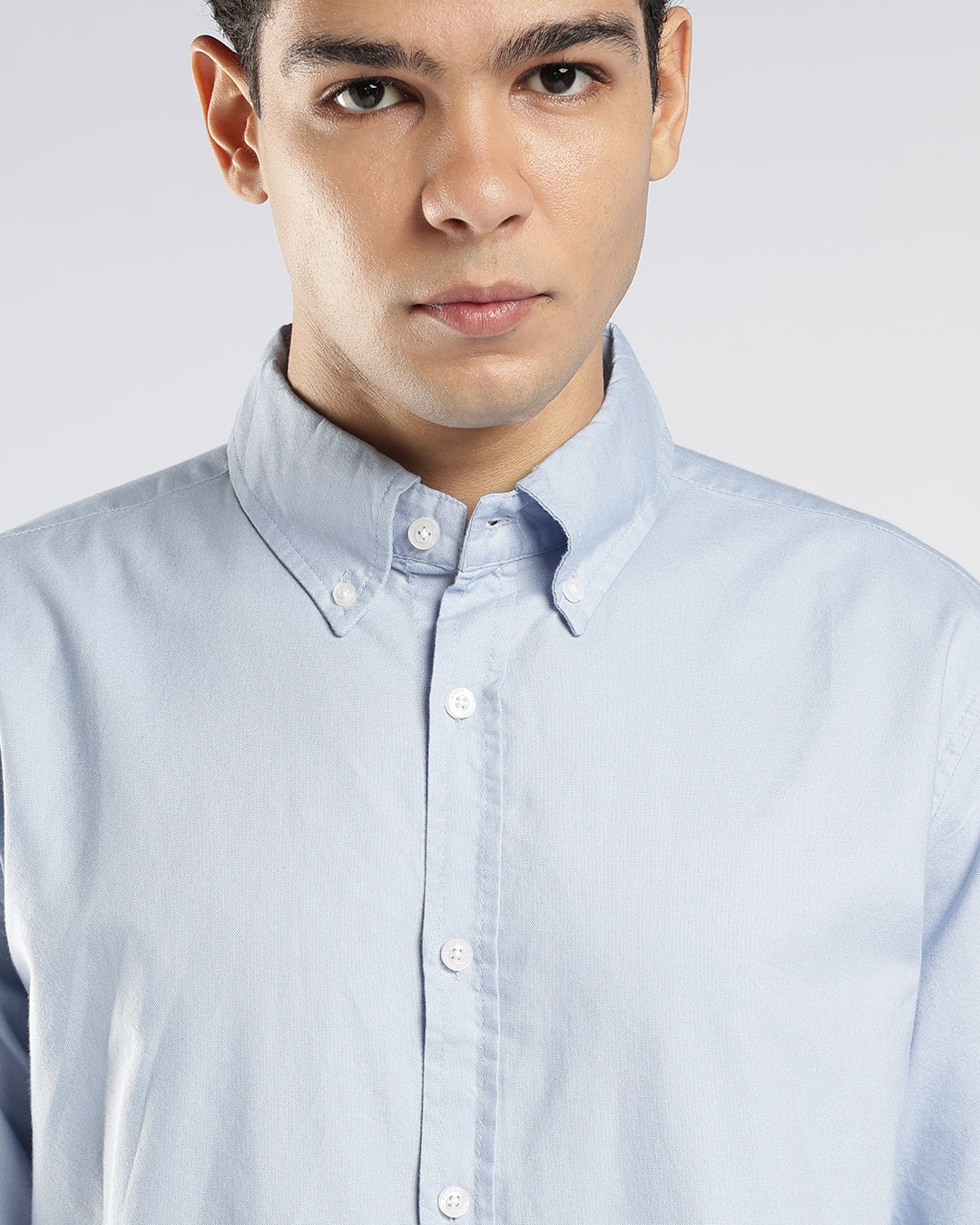 Sky Blue Button Down Oxford Shirt