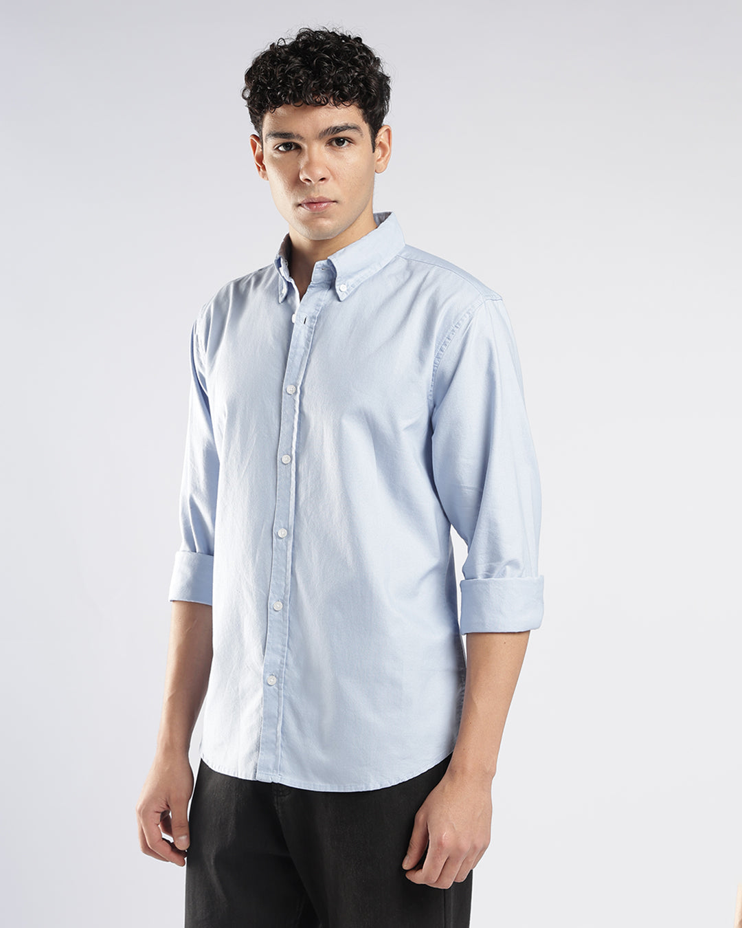 Sky Blue Button Down Oxford Shirt