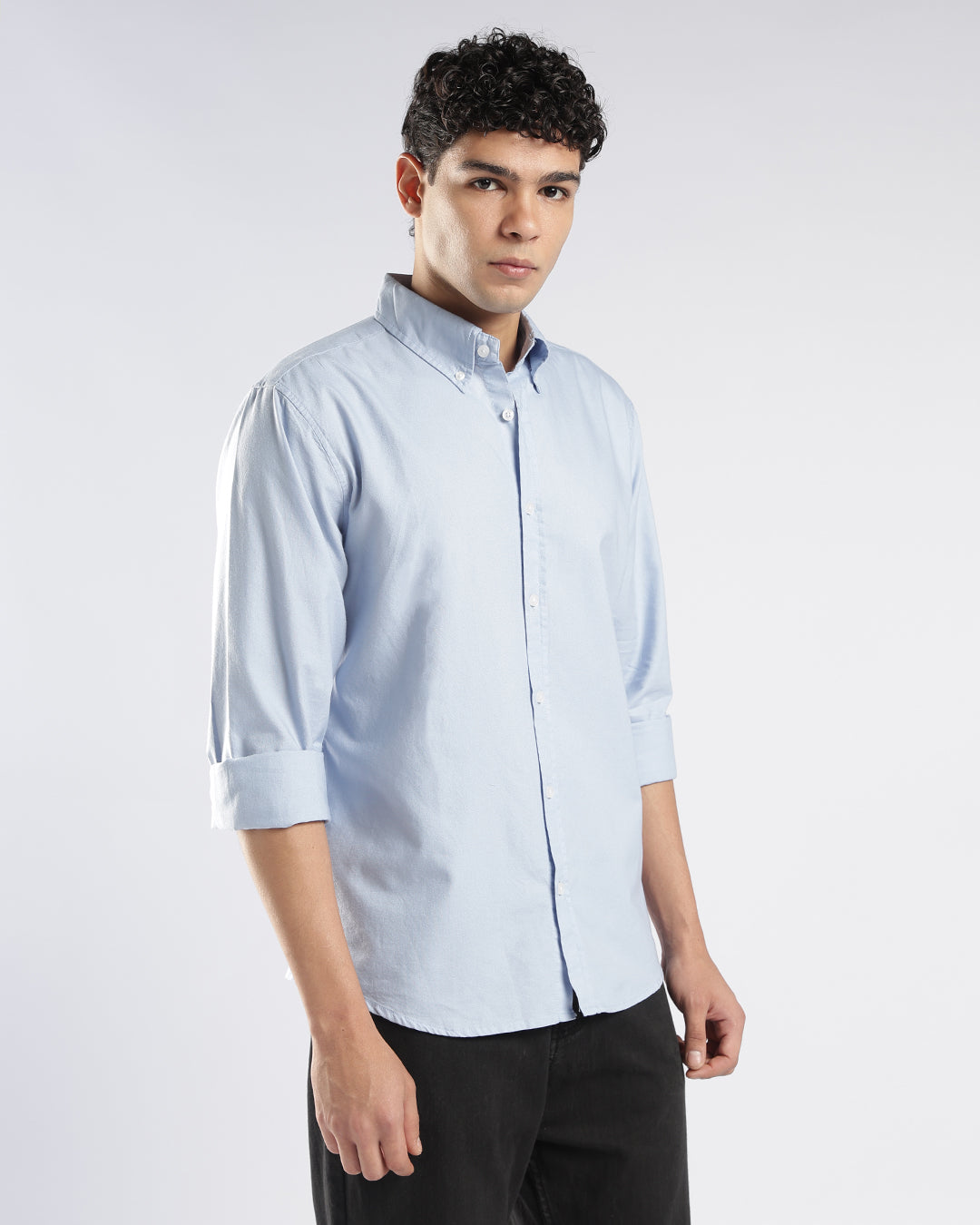 Sky Blue Button Down Oxford Shirt