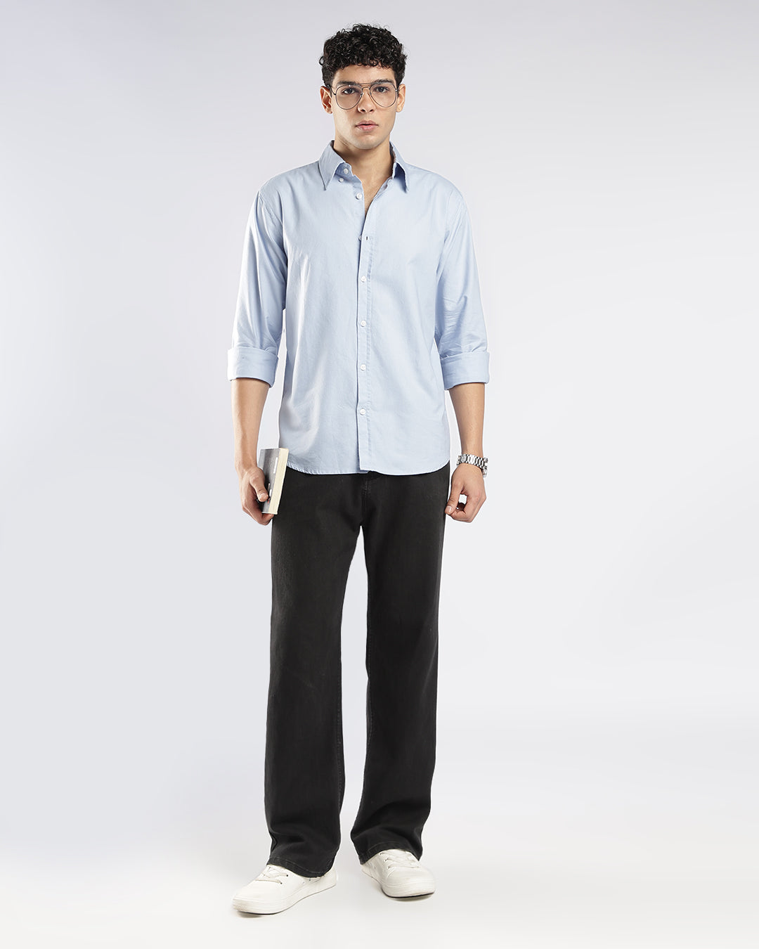 Sky Blue Button Down Oxford Shirt