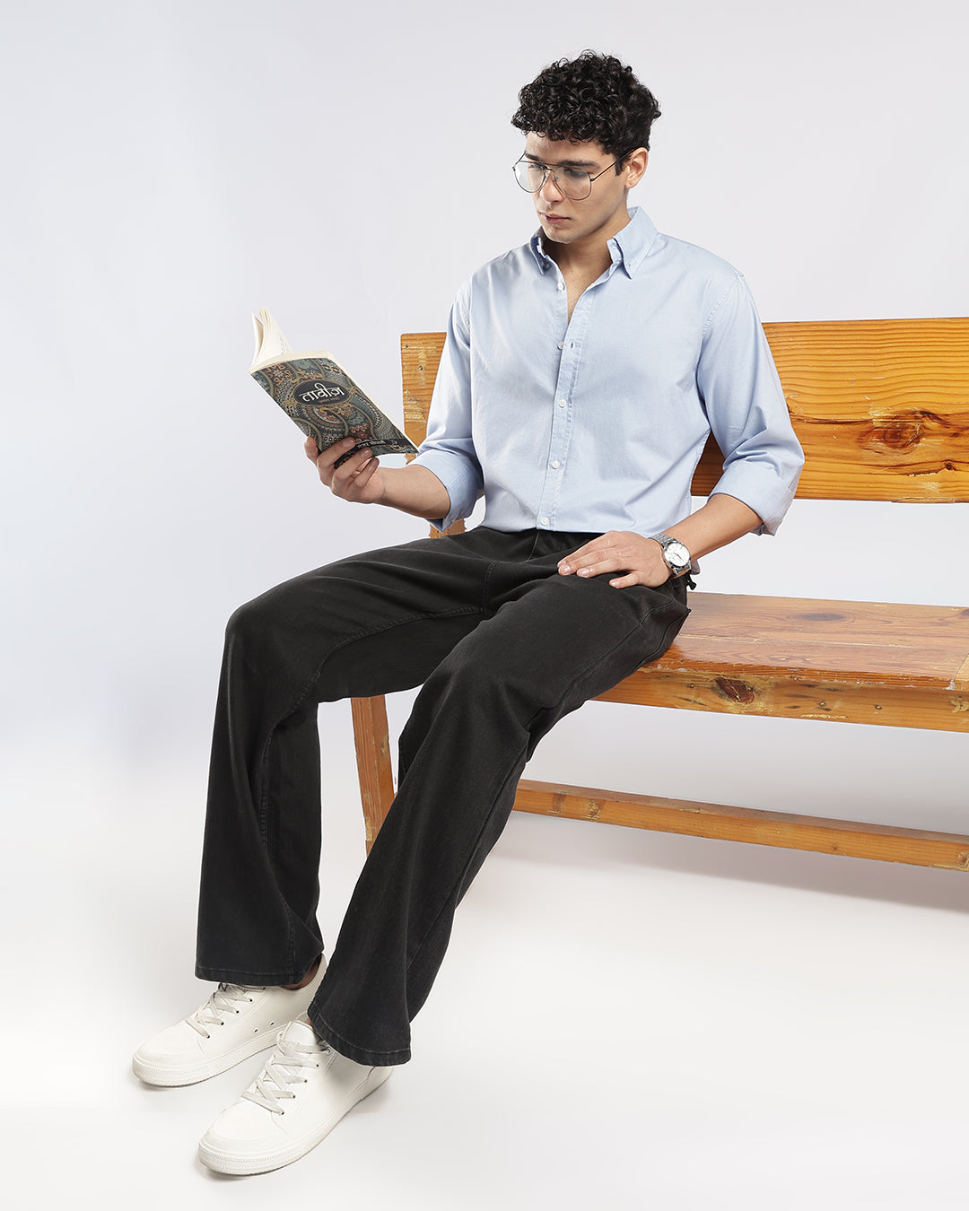 Sky Blue Button Down Oxford Shirt