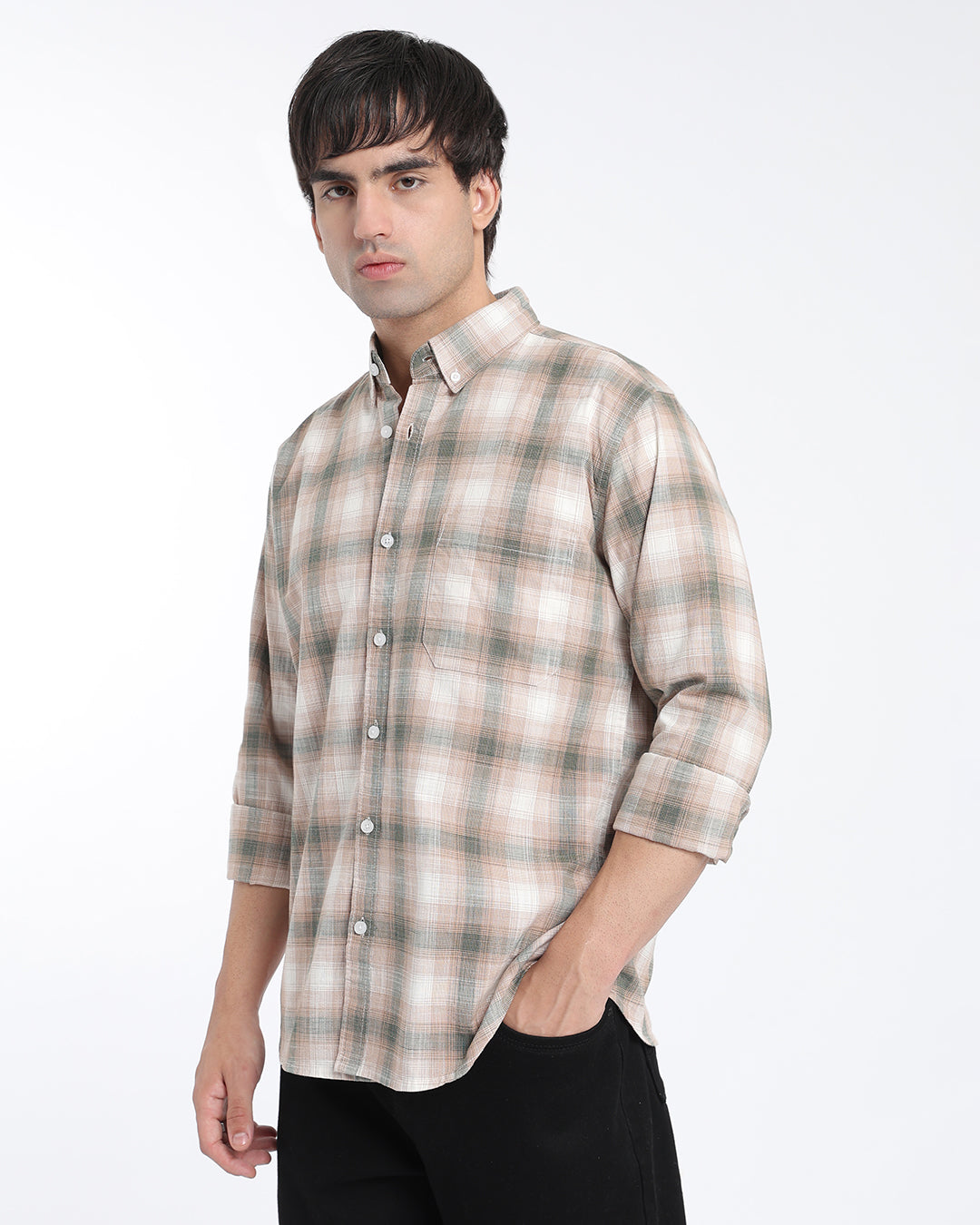 Premium Plaid Check Casual Shirt
