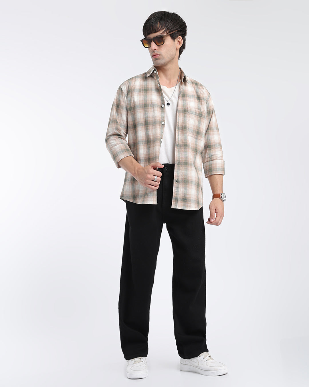 Premium Plaid Check Casual Shirt