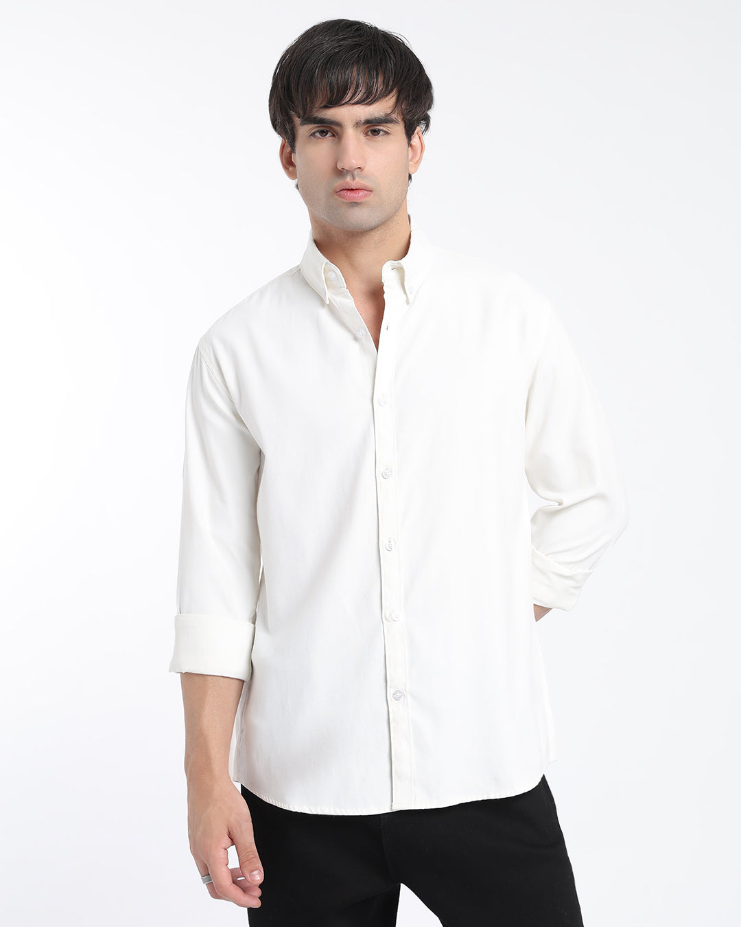 Light Yellow Stripes Oxford Shirt