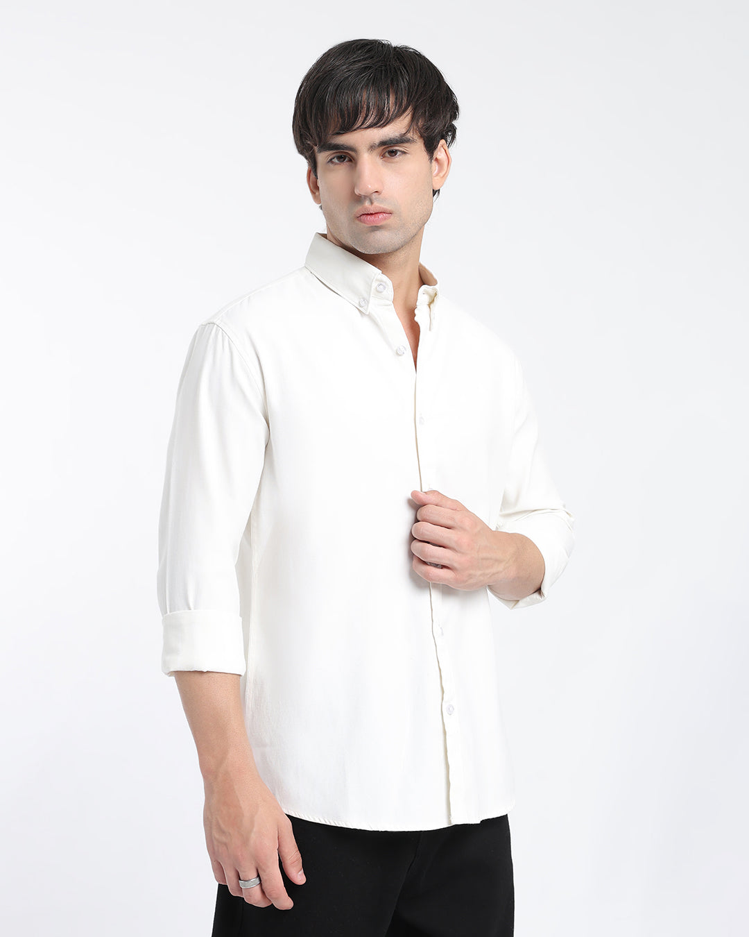 Light Yellow Stripes Oxford Shirt