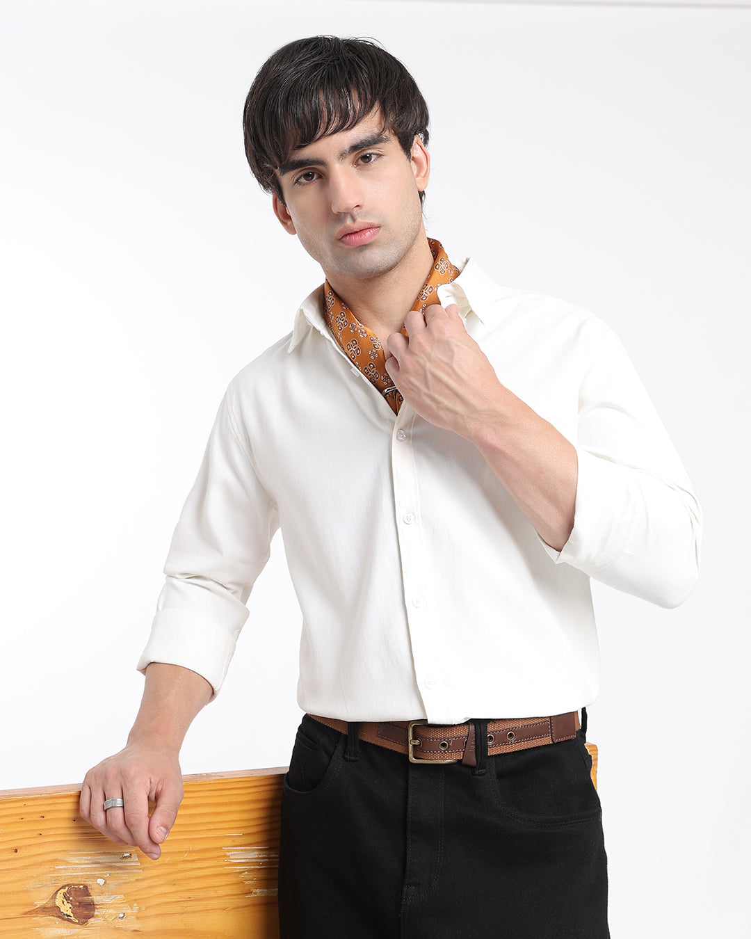 Light Yellow Stripes Oxford Shirt