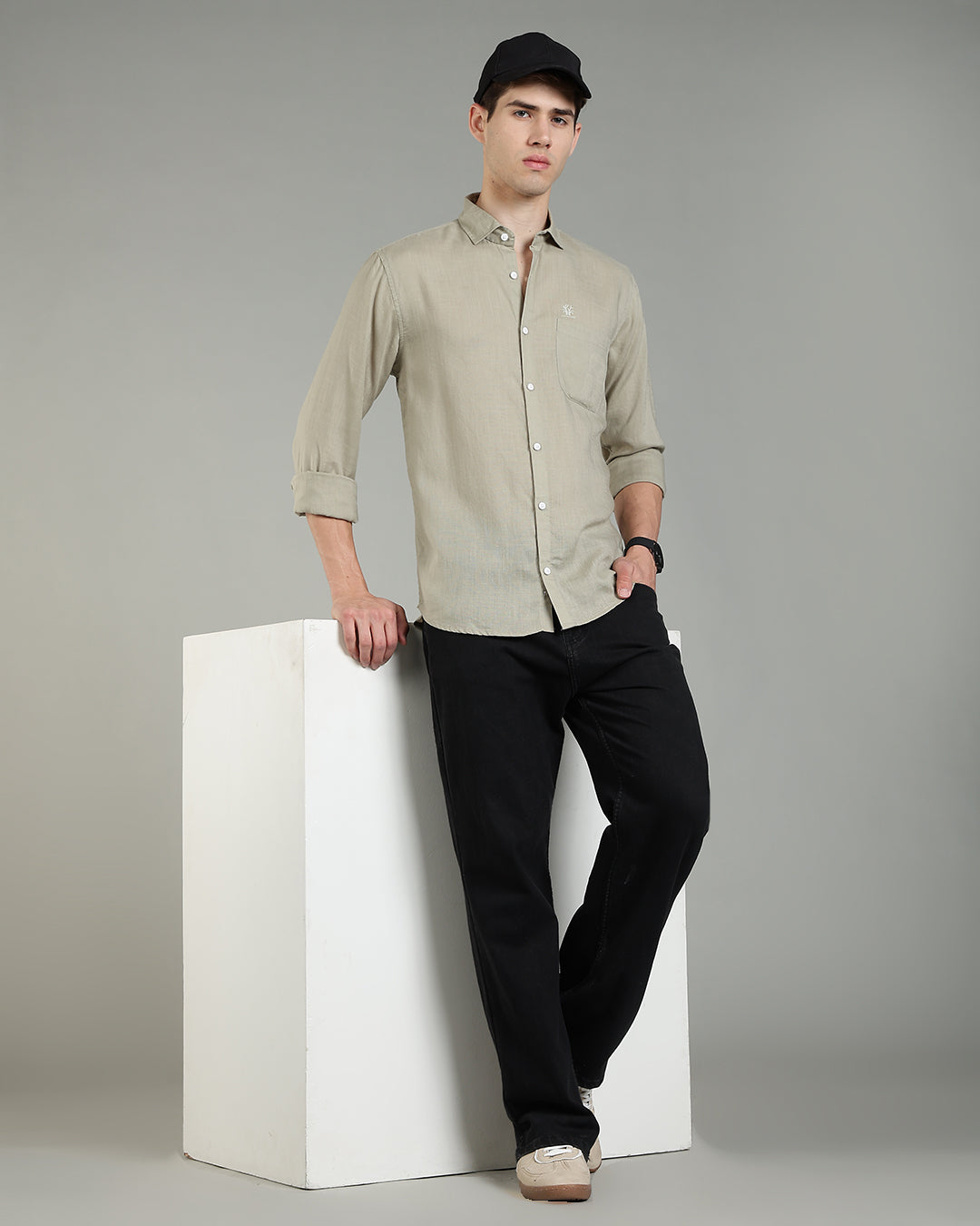 Sage Green Cotton Linen