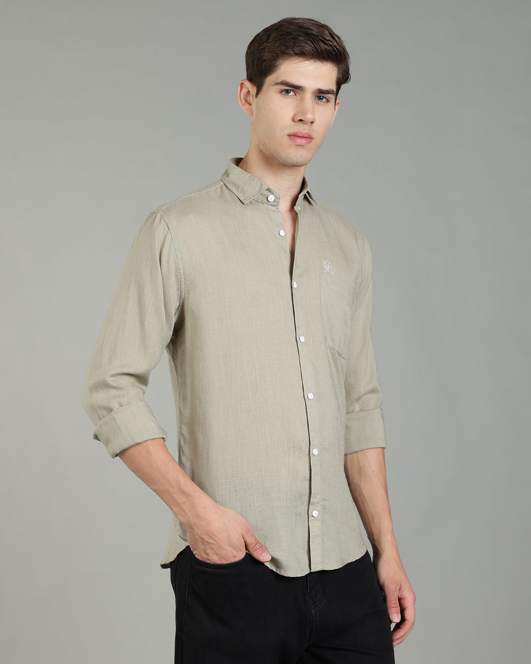 Sage Green Cotton Linen