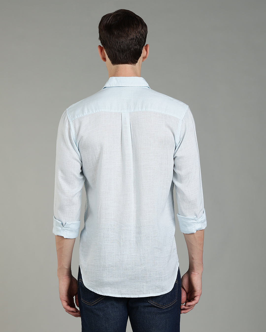 Sky Blue Cotton Linen