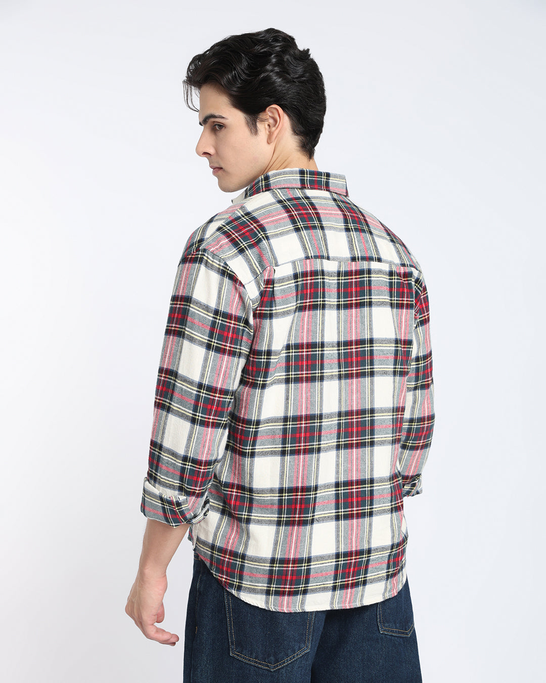 Multicolor Tartan Checked Shirt