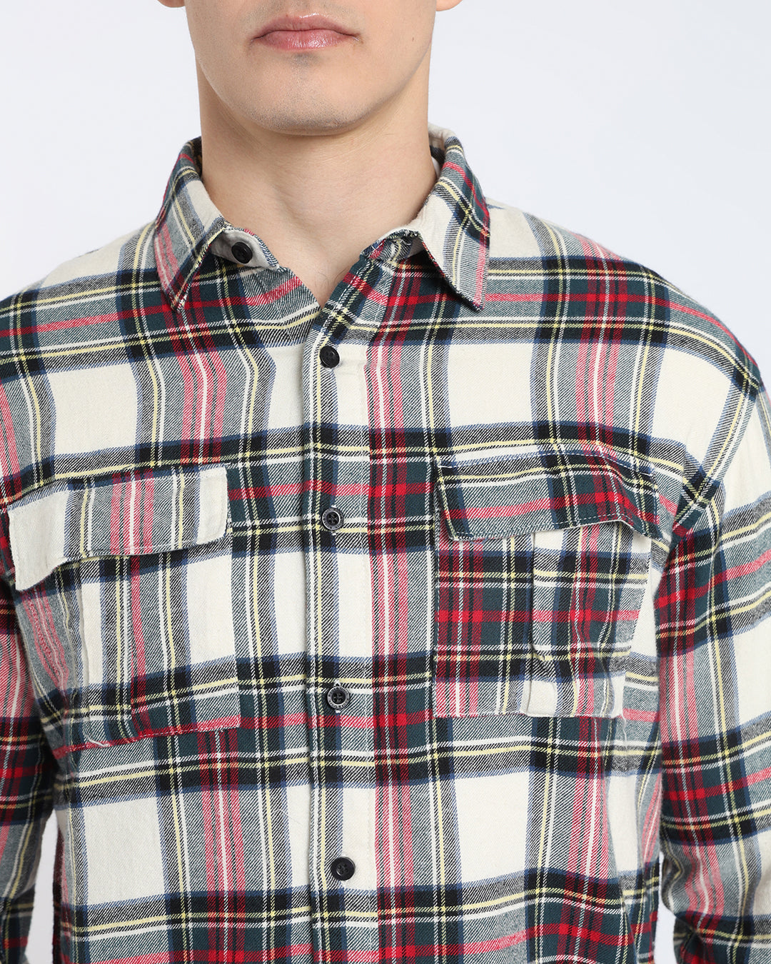 Multicolor Tartan Checked Shirt