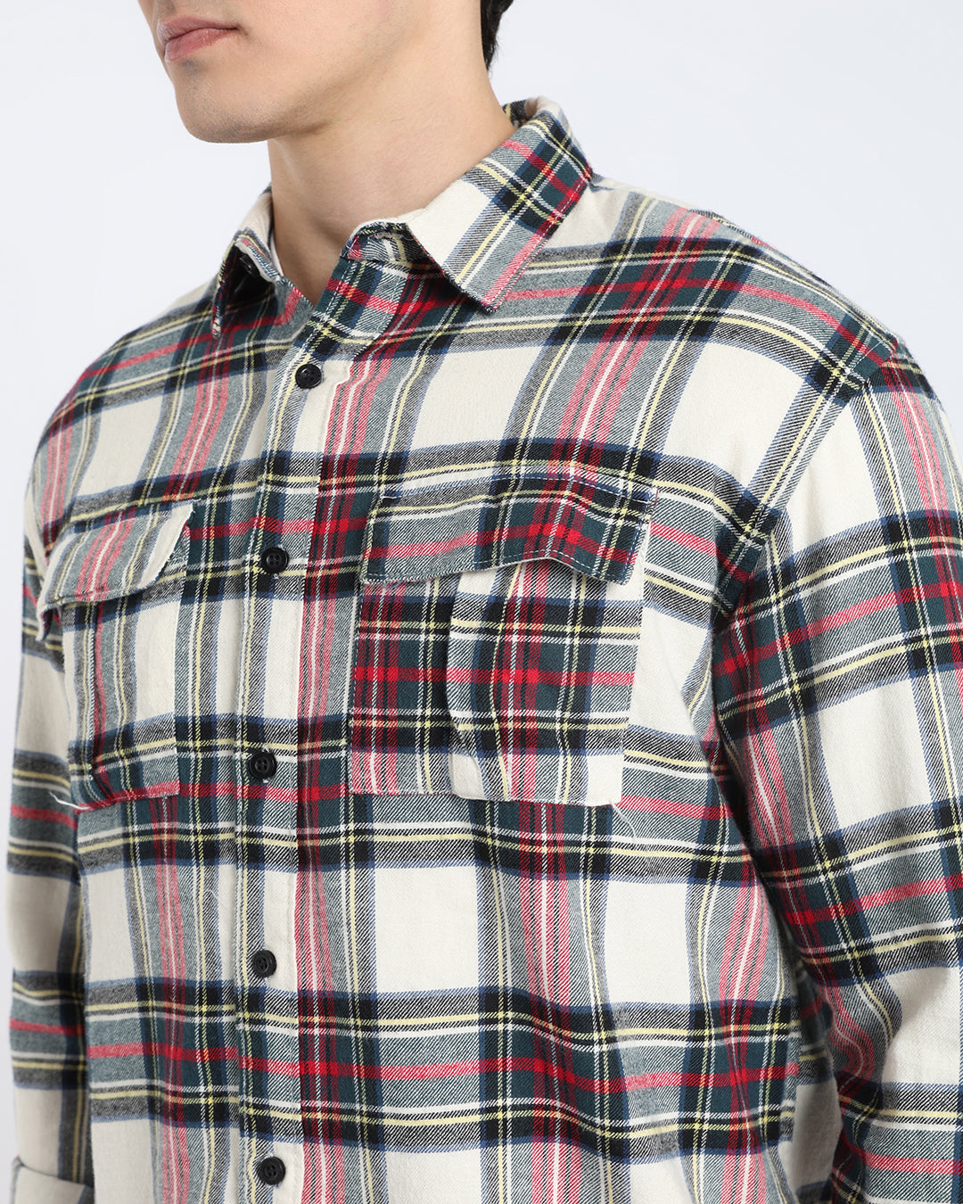 Multicolor Tartan Checked Shirt