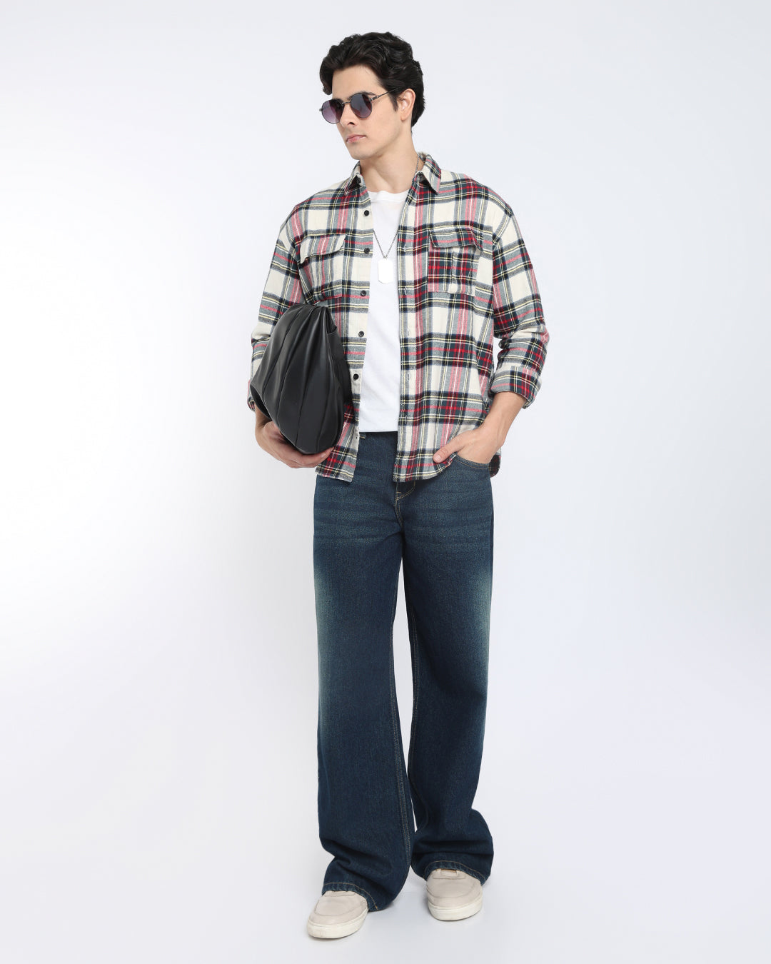 Multicolor Tartan Checked Shirt