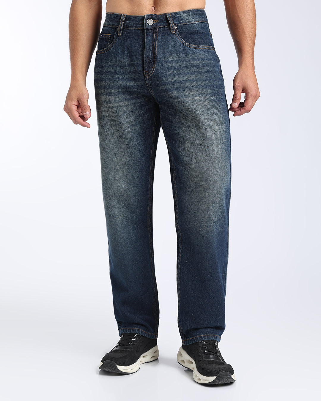 Classic Tinted Blue Straight Fit Jeans