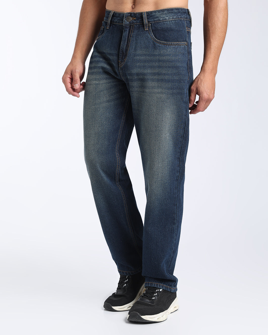 Classic Tinted Blue Straight Fit Jeans