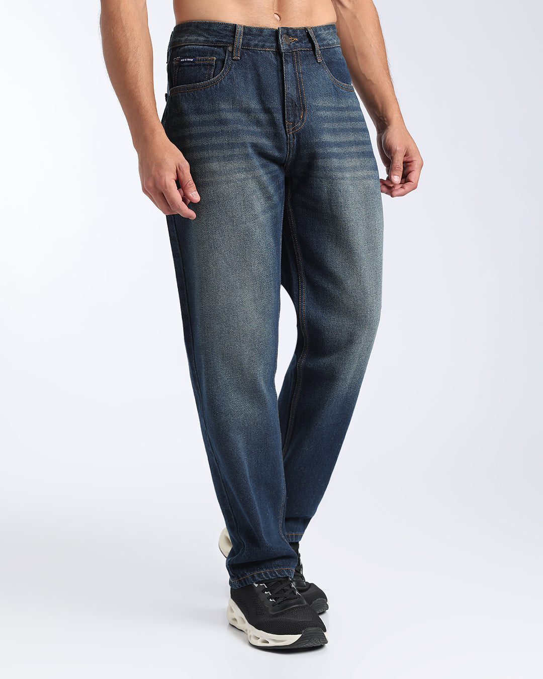 Classic Tinted Blue Straight Fit Jeans