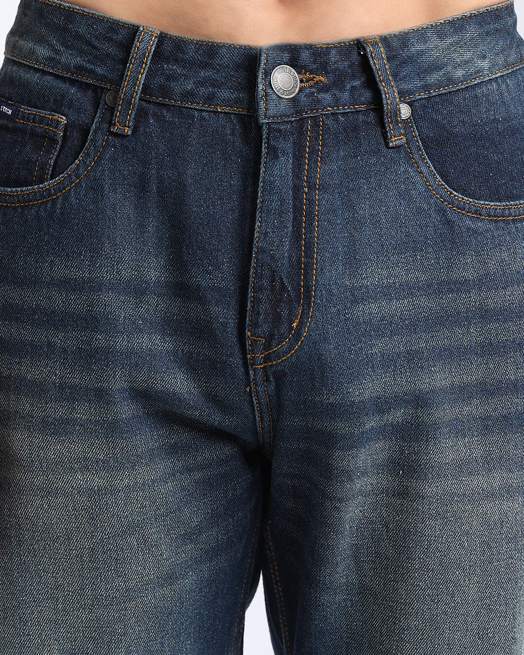 Classic Tinted Blue Straight Fit Jeans