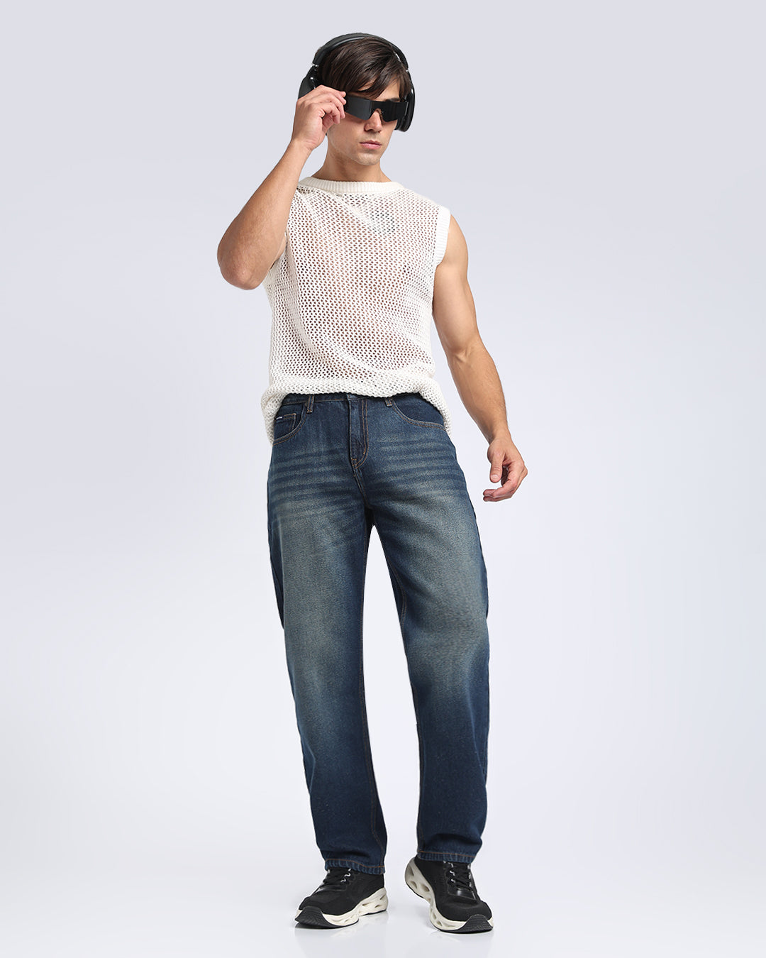 Classic Tinted Blue Straight Fit Jeans