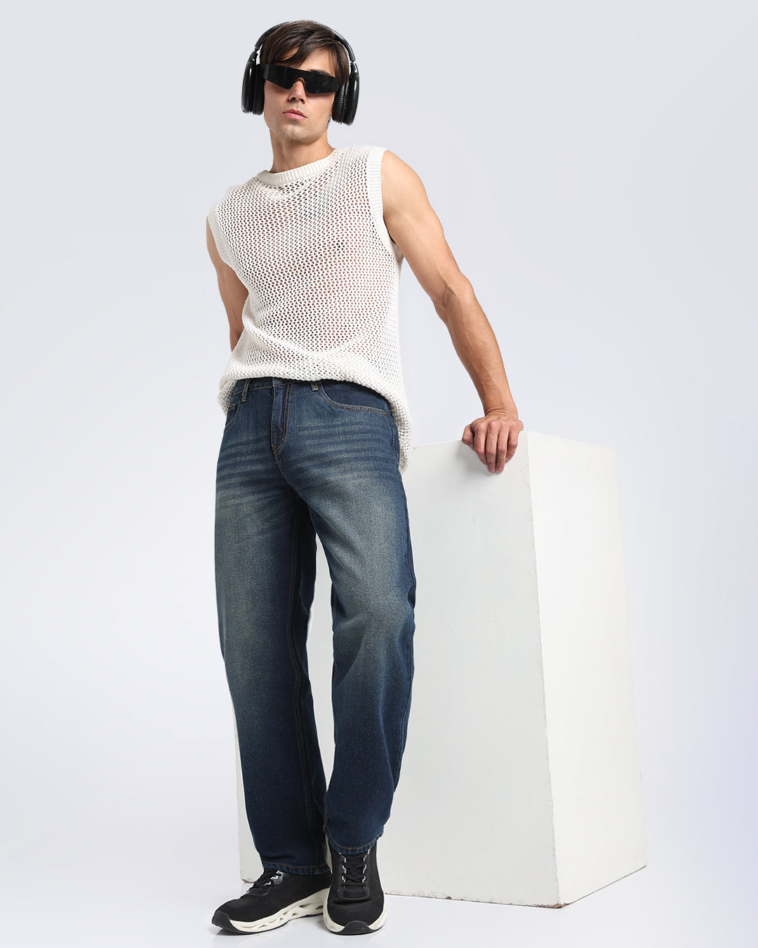 Classic Tinted Blue Straight Fit Jeans