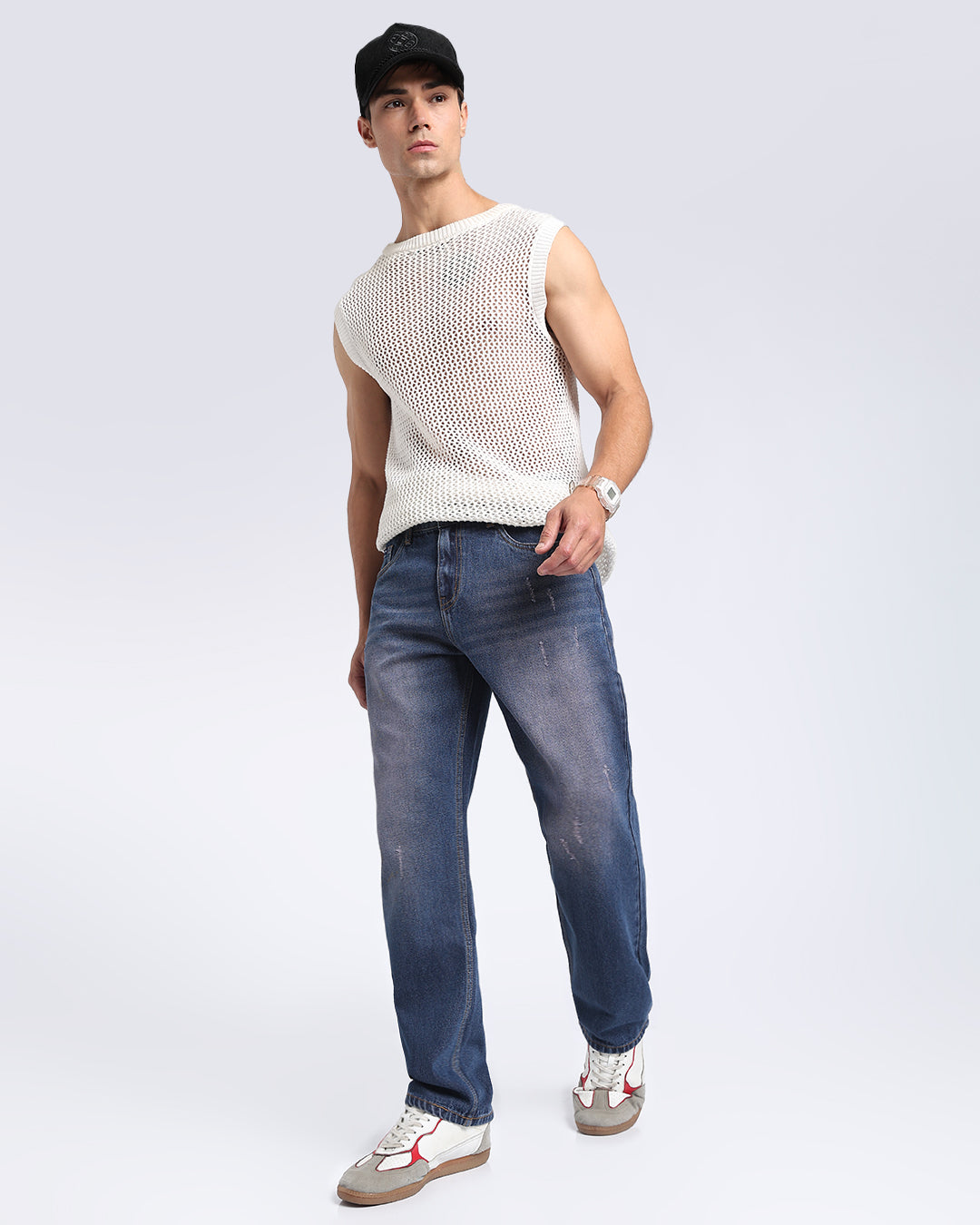 Classic Tinted Blue Straight Fit Jeans