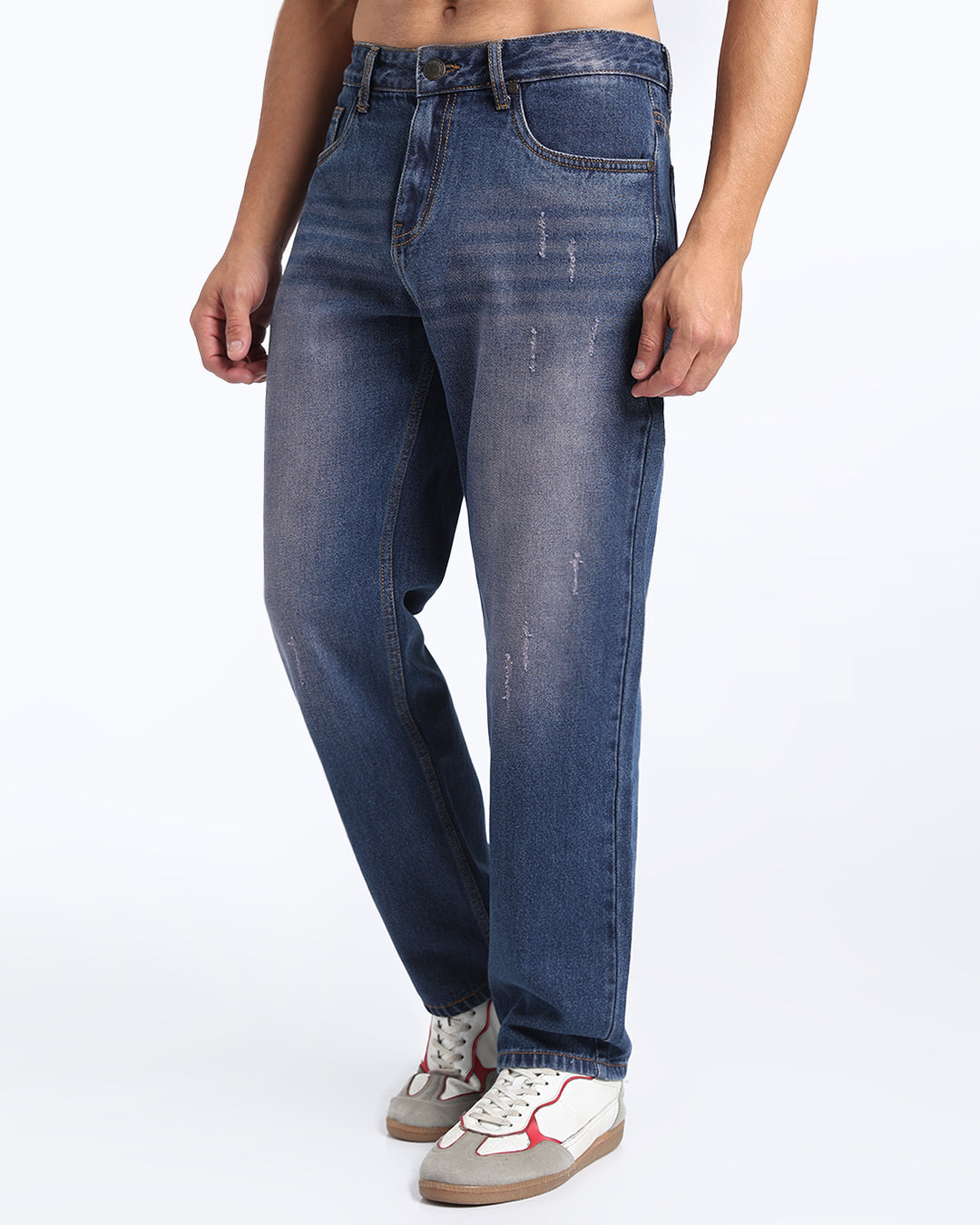 Classic Tinted Blue Straight Fit Jeans