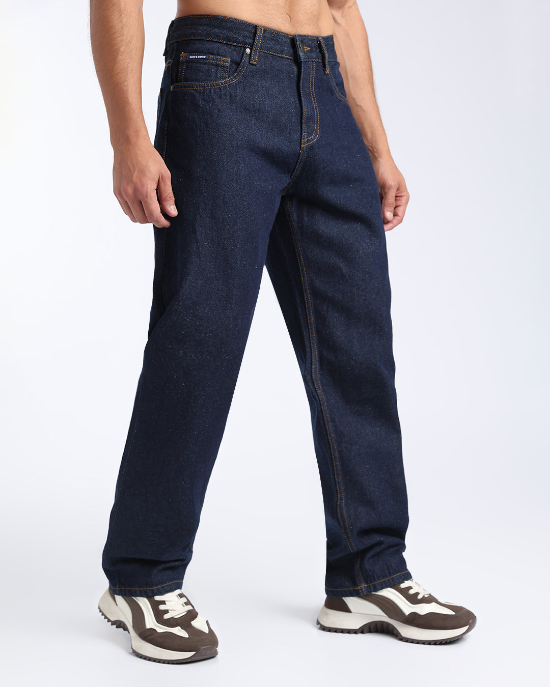 Premium Dark Blue Straight Fit Jeans