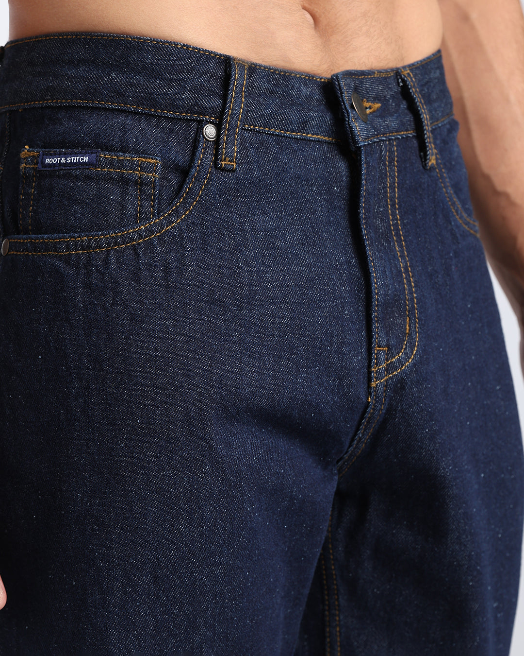 Premium Dark Blue Straight Fit Jeans