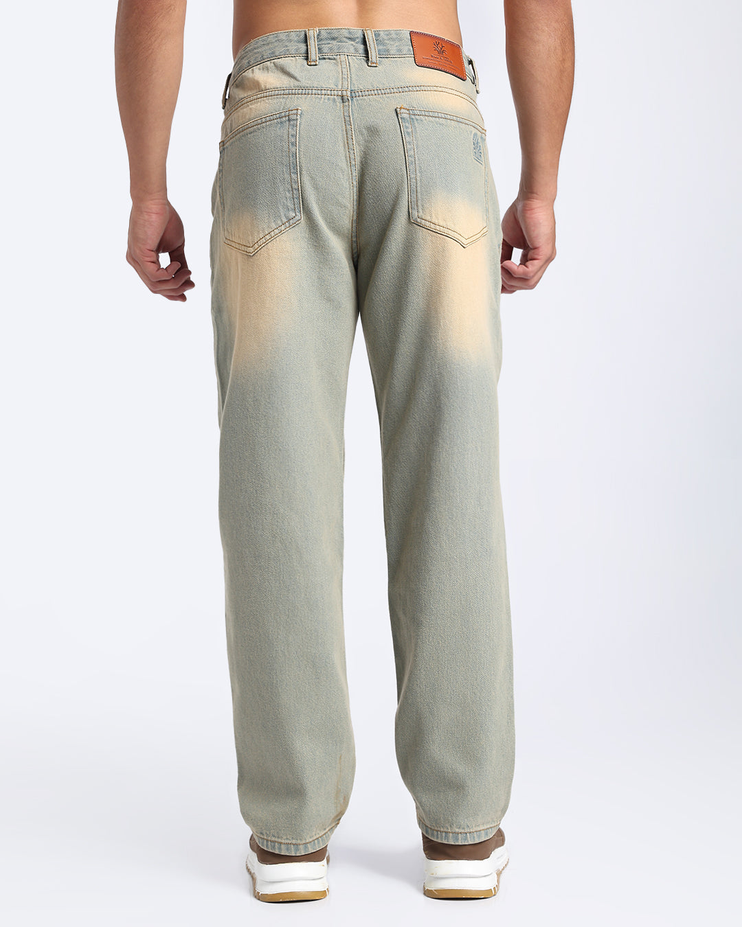 Premium Dusty Light Blue Straight Fit Jeans