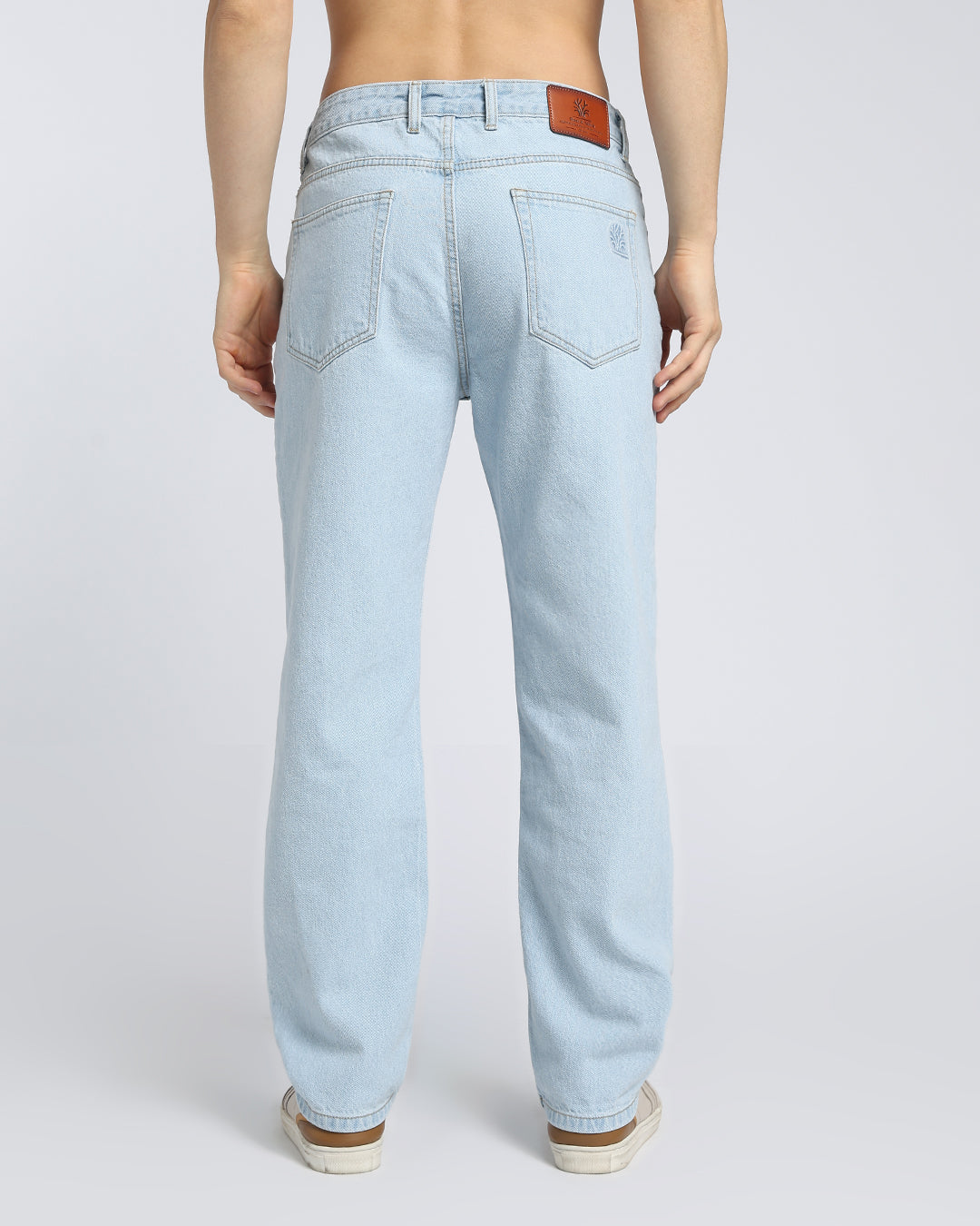 Premium Ice Blue Straight Fit Jeans