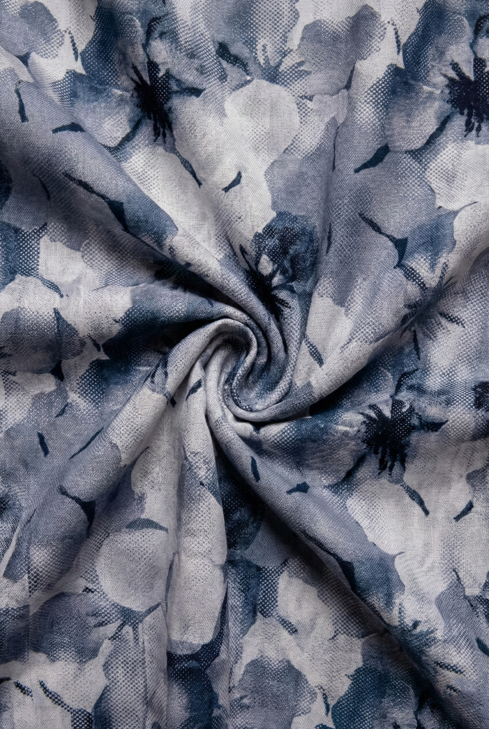 Blue Floral Print Shirt