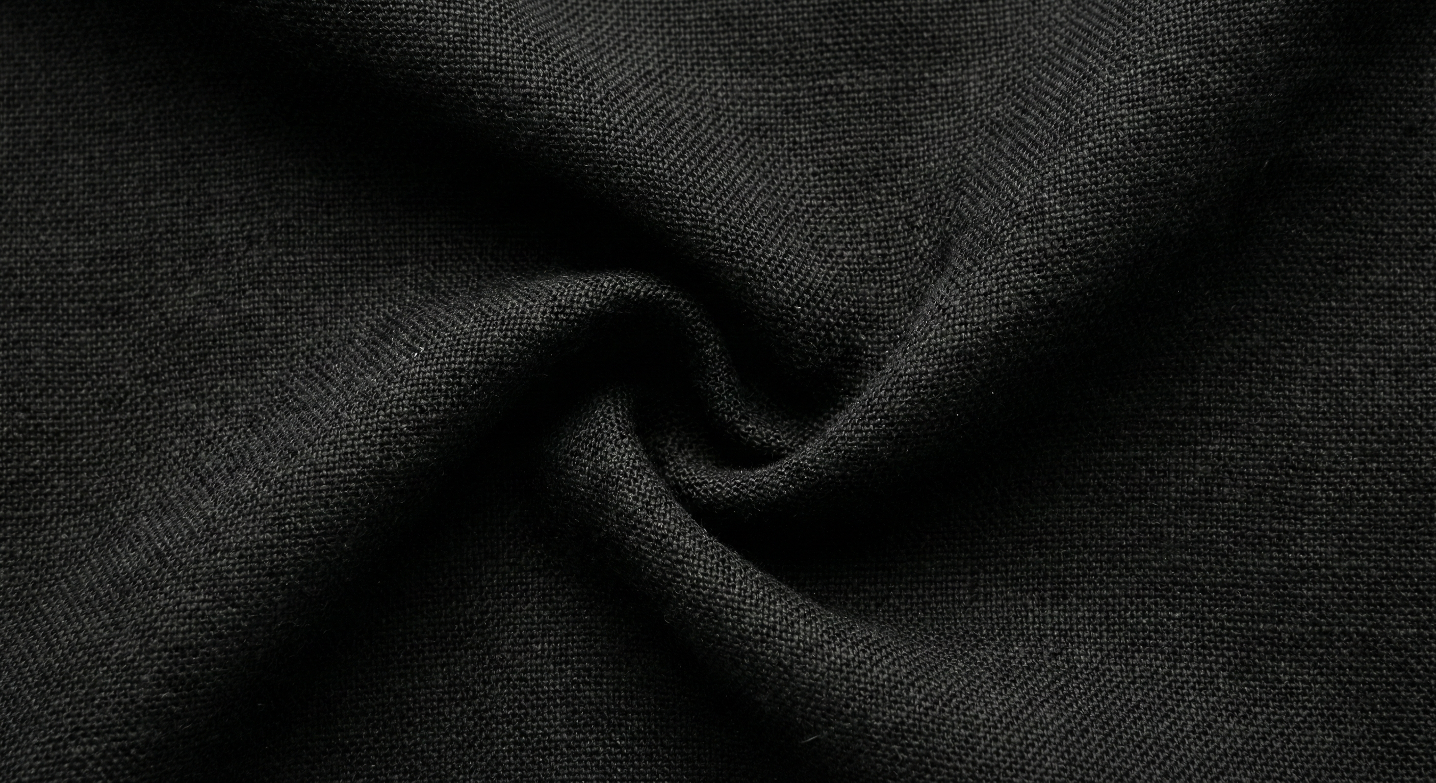 Black Cotton Linen Shirt