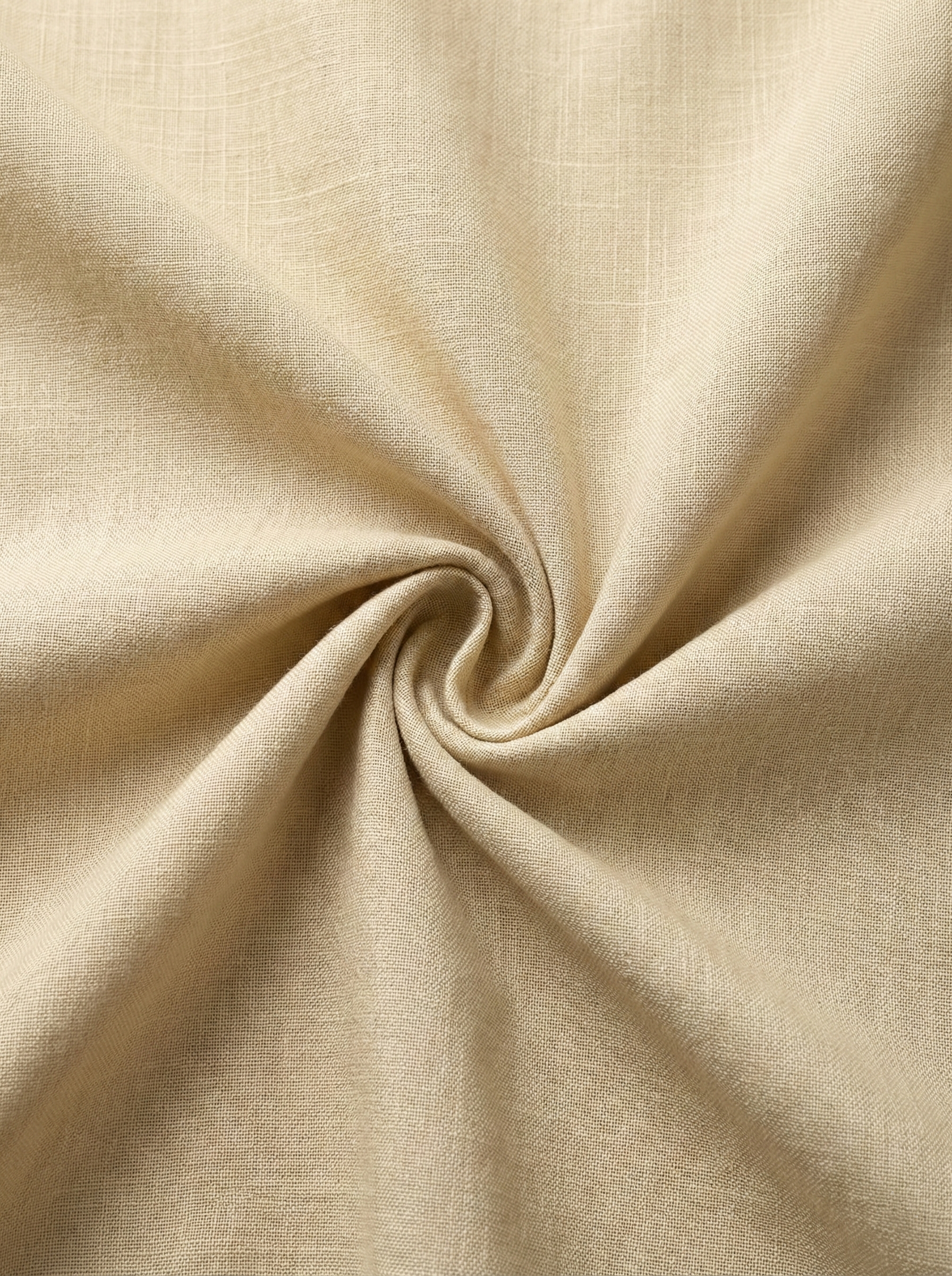 Beige Cotton Linen Shirt