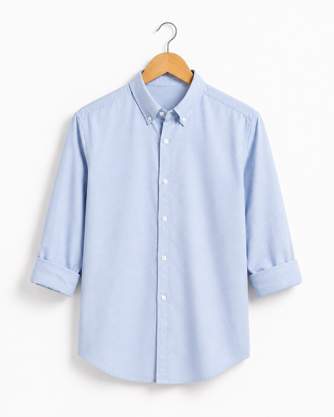 Sky Blue Button Down Oxford Shirt