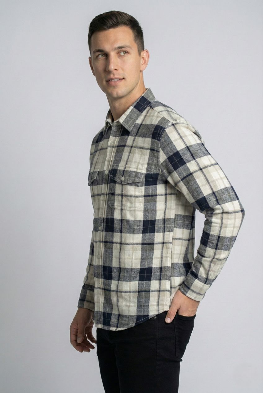 Black & White Checks Shirt